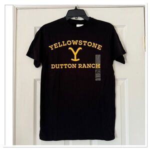 Yellowstone Dutton Ranch Black Graphic T-Shirt